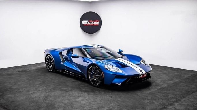 Подержанный Ford GT II, 3.5 л, 2018 в Дубае от Al Ain Class Motors Синий цвет. GCC | AUTO.AE