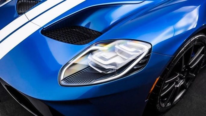 Подержанный Ford GT II, 3.5 л, 2018 в Дубае от Al Ain Class Motors Синий цвет. GCC | AUTO.AE