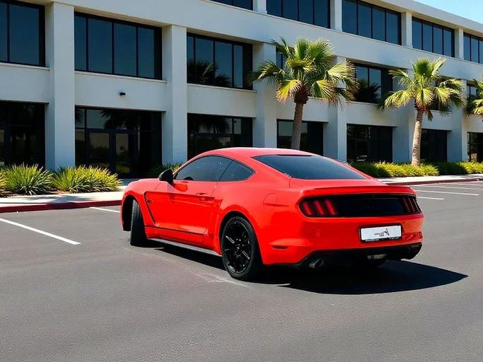Подержанный Ford Mustang VI, 5.0 л, 2016 в Дубае от Andaleeb Cars Красный цвет. GCC | AUTO.AE