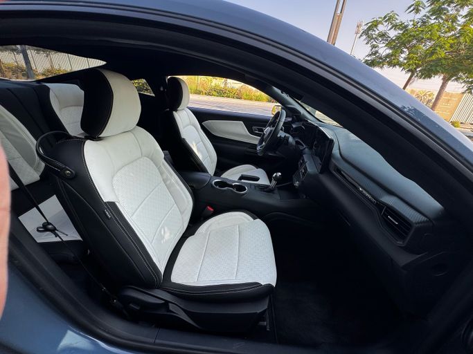 Used Ford Mustang VII, 2.3 l, 2024 in Dubai, Light Blue color. American Specs | AUTO.AE