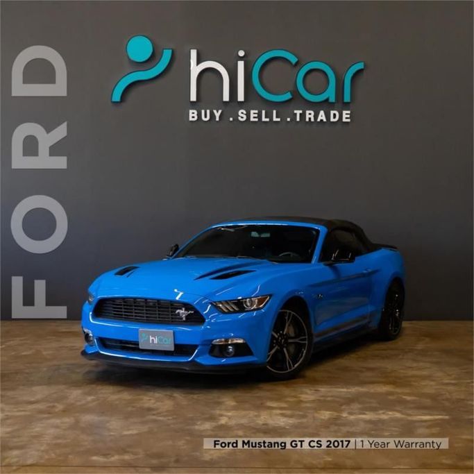 مستعملة Ford Mustang GT سادساً, 5.0 l, 2017 في في دبي من Hi Car Approved Pre-Owned Cars Showroom، اللون أزرق. مواصفات الخليج | AUTO.AE