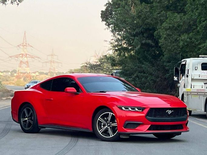 Used Ford Mustang VII, 2.3 l, 2024 in Dubai by Prestige Motos (SHJ), Red color.  | AUTO.AE | Listing #264526