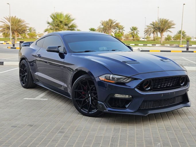مستعملة ⁦Ford Mustang فيس ليفت السادس، 2.3 l، 2019⁩ في في الإمارات, دبي من NEW ABU TAJ MOTORS، اللون أزرق. المواصفات الأمريكية | AUTO.AE | إعلان #286782