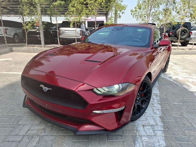 Used ⁦Ford Mustang VI Facelift, 2.3 l, 2020⁩ in UAE, Dubai by Barkat Alrahmen Motors, Burgundy color. Korean Specs | AUTO.AE | Listing #290334