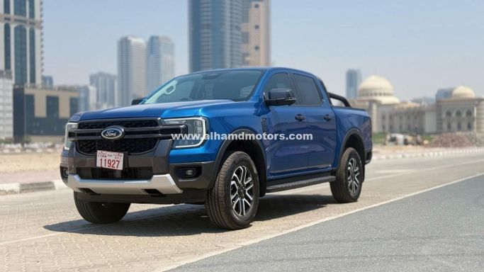 Подержанный Ford Ranger T6.2, 2.0 л, 2024 в Дубае от Alhamd Motors Синий цвет. Other | AUTO.AE