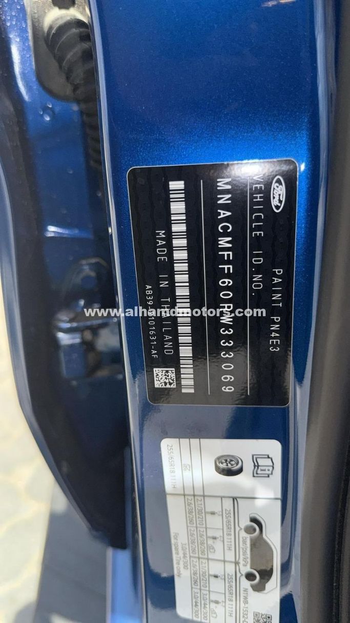 Подержанный Ford Ranger T6.2, 2.0 л, 2024 в Дубае от Alhamd Motors Синий цвет. Other | AUTO.AE