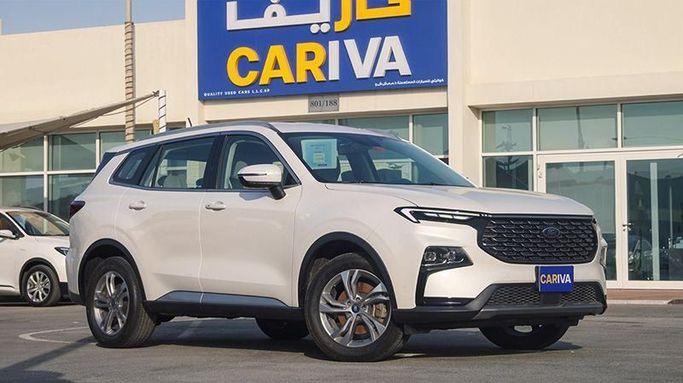 Used Ford Territory CX743MCA, 1.8 l, 2023 in Dubai by Cariva Used Cars , White color. GCC Specs | AUTO.AE