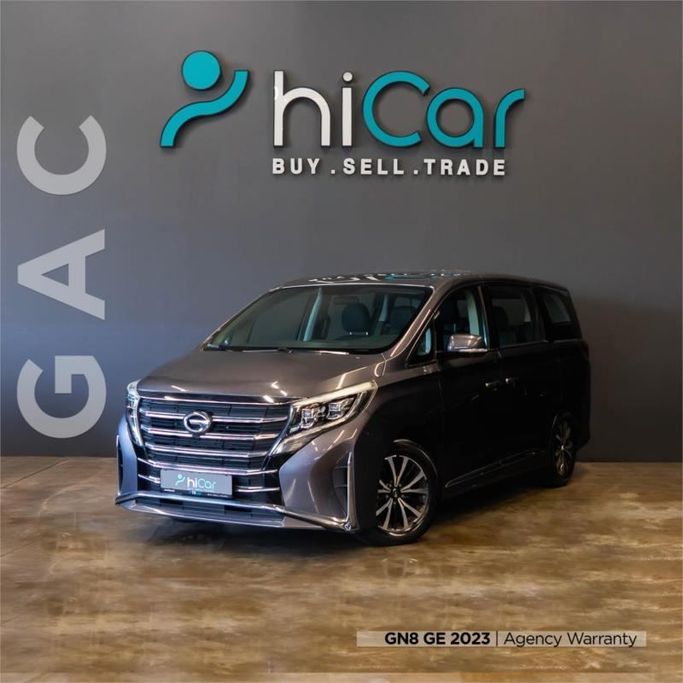 مستعملة GAC GN8 I, 2.0 l, 2023 في في دبي من Hi Car Approved Pre-Owned Cars Showroom، اللون رمادي. مواصفات الخليج | AUTO.AE | إعلان #264463
