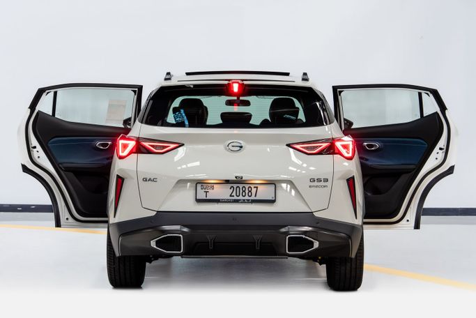 GAC GS3, 2025 economy suv 5 dr. for rent in Dubai by POF RENTAL, white color | AUTO.AE