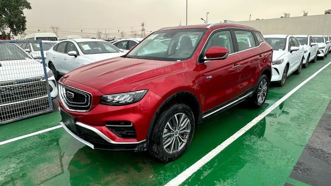 New Geely Azkarra, 1.5 l, 2023 in Dubai by Euro Motors Fzco, Red color. GCC Specs | AUTO.AE | Listing #258481