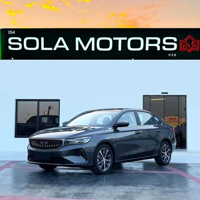 New Geely Emgrand II, 1.5 l, 2025 in Dubai by Sola Motors, Grey color. GCC Specs | AUTO.AE