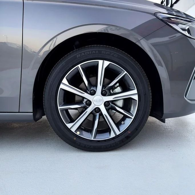 New Geely Emgrand II, 1.5 l, 2025 in Dubai by Sola Motors, Grey color. GCC Specs | AUTO.AE