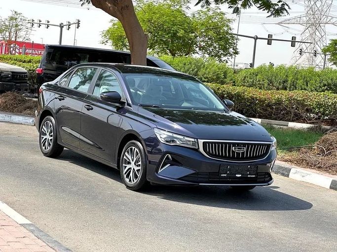 New Geely Emgrand II, 1.5 l, 2025 in Dubai by Formula Motors, Violet color. GCC Specs | AUTO.AE
