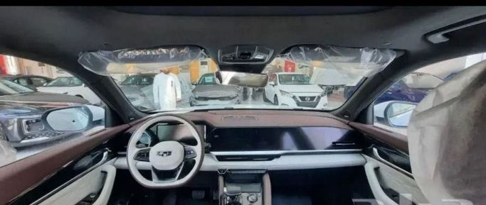 Новый Geely Monjaro I Рестайлинг, 2.0 л, 2024 в Дубае от Mohamed Hakim Motors Синий цвет. GCC | AUTO.AE