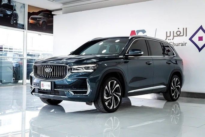 Подержанный Geely Monjaro I, 2.0 л, 2024 в Дубае от AG Motors Тёмно-синий цвет. GCC | AUTO.AE