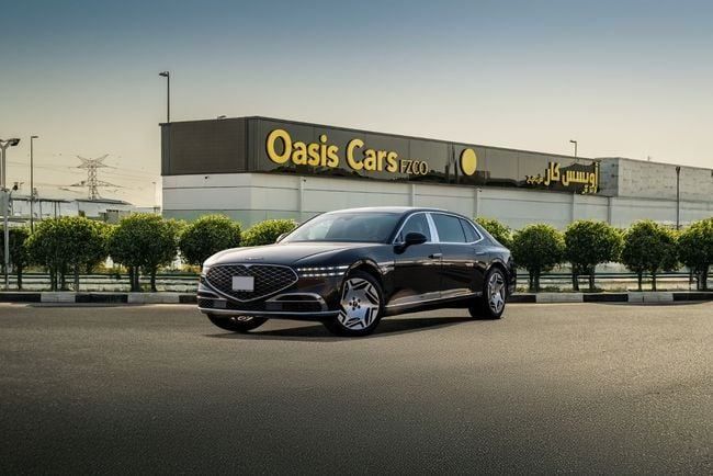 Used Genesis G90 II, 3.5 l, 2023 in Dubai by OASIS CARS, Black color. GCC Specs | AUTO.AE