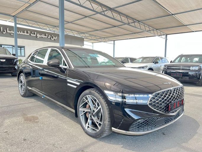 جديدة Genesis G90 ثانياً, 3.5 l, 2026 في في دبي من Bin Dalmouk Motors FZCO، اللون أسود. مواصفات الخليج | AUTO.AE