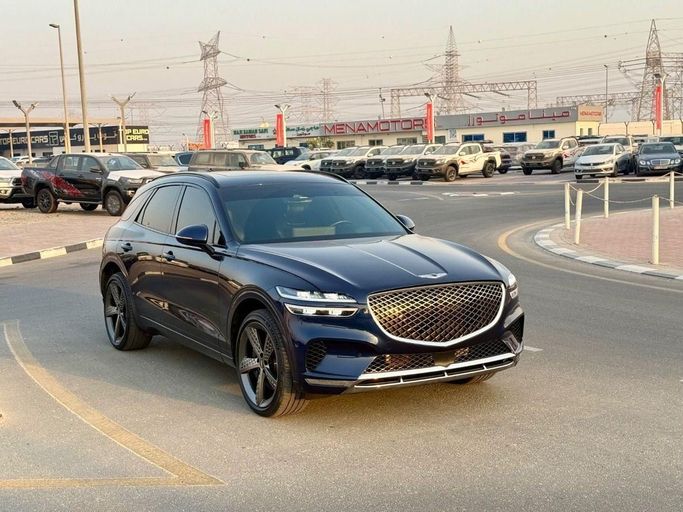 مستعملة Genesis GV70 I, 3.5 l, 2022 في في دبي من Shamshad Motors FZCO، اللون أزرق. المواصفات الكندية | AUTO.AE