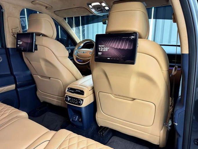 Used Genesis GV80 I, 3.5 l, 2024 in Dubai by Zeus Motors, Brown color. GCC Specs | AUTO.AE