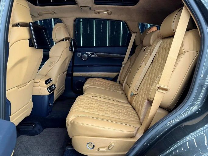 Used Genesis GV80 I, 3.5 l, 2024 in Dubai by Zeus Motors, Brown color. GCC Specs | AUTO.AE