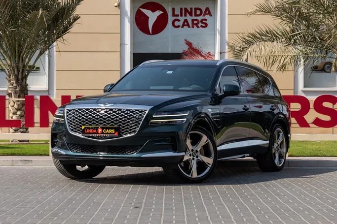Подержанный Genesis GV80 I, 3.5 л, 2023 в Дубае от Linda Cars Бирюзовый цвет. GCC | AUTO.AE | Объявление #267030
