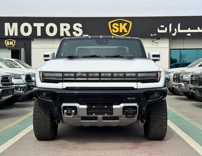 New GMC Hummer EV, 2024 in Dubai by SK Motors, White color. GCC Specs | AUTO.AE