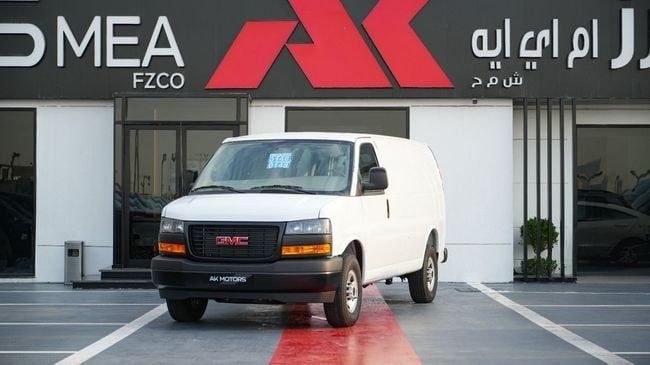 جديدة GMC Savana أنا شد الوجه, 6.6 l, 2025 في في دبي من AK Motors MEA، اللون أبيض. مواصفات الخليج | AUTO.AE