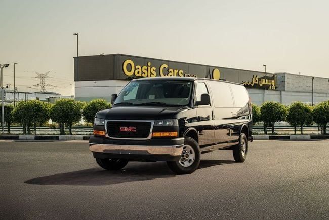 New GMC Savana I Facelift, 6.6 l, 2023 in Dubai by OASIS CARS, Black color. GCC Specs | AUTO.AE
