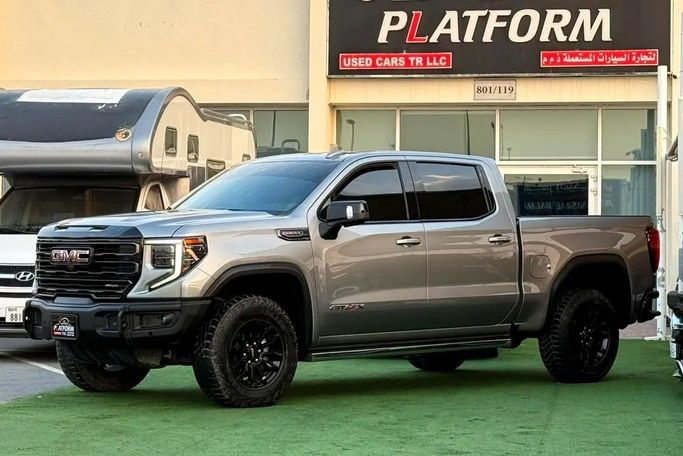 Used GMC Sierra IV Facelift, 6.2 l, 2023 in Dubai by Platform Used Cars, Grey color. GCC Specs | AUTO.AE