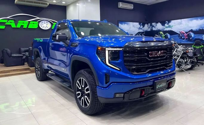 Used GMC Sierra IV Facelift (T1XX), 5.3 l, 2022 in Dubai by Carbon Cars, Blue color. GCC Specs | AUTO.AE | Listing #259719