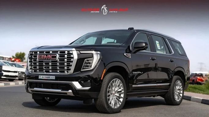 New GMC Yukon V Facelift, 6.2 l, 2025 in Dubai by Altass Motors, Black color. GCC Specs | AUTO.AE