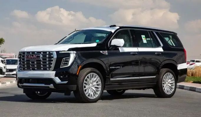 جديدة GMC Yukon فيس ليفت V, 6.2 l, 2025 في في دبي من Dresden Motors، اللون أسود. مواصفات الخليج | AUTO.AE | إعلان #253559