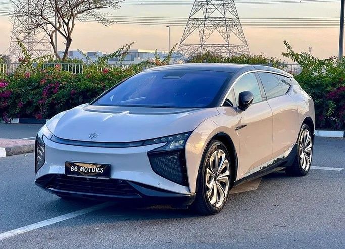 Used HiPhi X, 2022 in Dubai by 66 Motors, Grey color. Chinese Specs | AUTO.AE