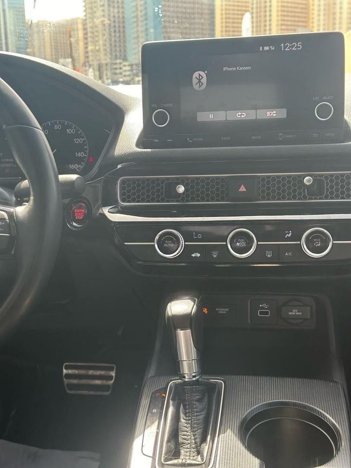 Honda Civic XI, 2022  sedan for rent in Dubai by more rent a car, black color | AUTO.AE