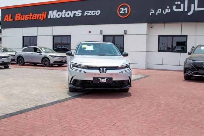 New Honda e:NP1, 2025 in Dubai by Albustanji Motors FZCO, Silver color.  | AUTO.AE