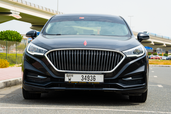 Hongqi H5 II, 2023  sedan for rent in Dubai by One by One Car Rental - Angelyn, black color | AUTO.AE