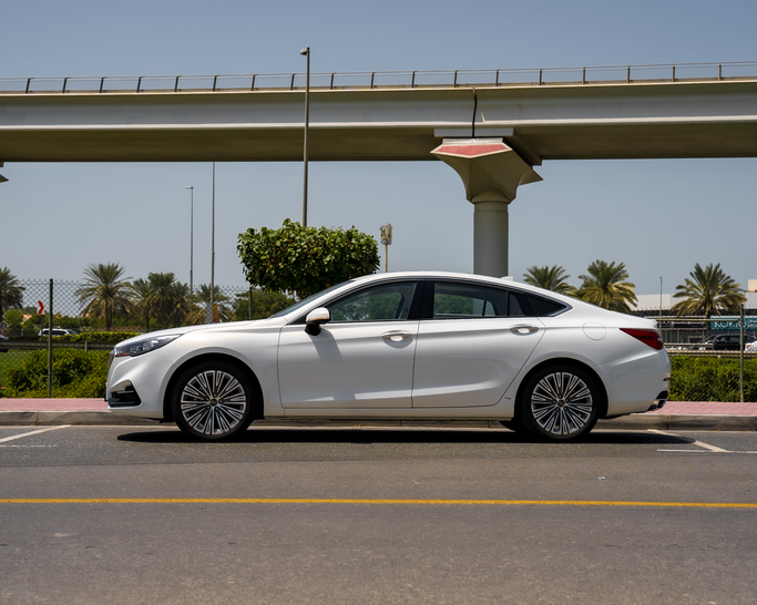 Hongqi H5 II, 2023  sedan for rent in Dubai by One by One Car Rental - Angelyn, white color | AUTO.AE