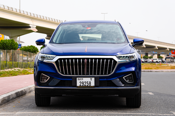 Hongqi HS5 I, 2022 внедорожник 5 дв.  класса в Дубае от One by One Car Rental - Angelyn синий цвет | AUTO.AE