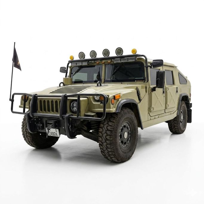 Used Hummer H1, 6.6 l, 2006 in Dubai, Green color. GCC Specs | AUTO.AE | Listing #270827