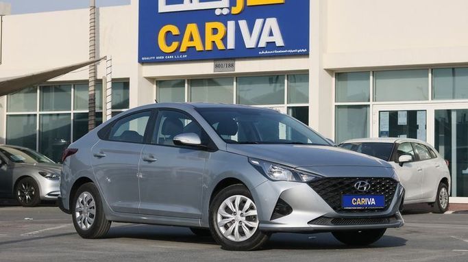 Used Hyundai Accent VI (BN7), 1.5 l, 2023 in Dubai by Cariva Used Cars , Grey color. GCC Specs | AUTO.AE