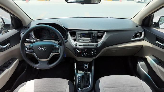 Used Hyundai Accent V Facelift, 1.6 l, 2022 in Dubai by Cariva Used Cars , White color. GCC Specs | AUTO.AE