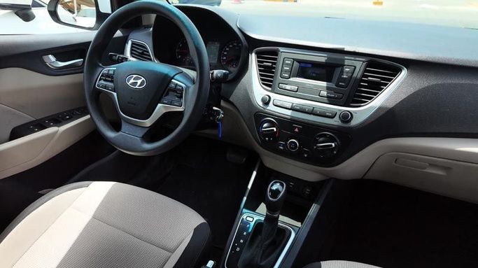 Used Hyundai Accent V Facelift, 1.6 l, 2022 in Dubai by Cariva Used Cars , White color. GCC Specs | AUTO.AE