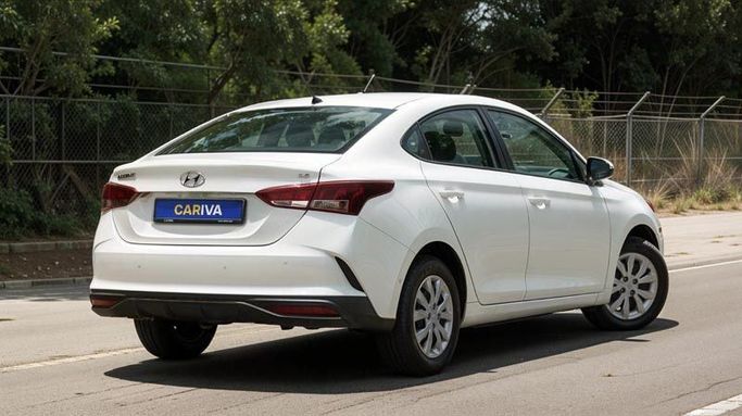 Used Hyundai Accent V Facelift, 1.6 l, 2022 in Dubai by Cariva Used Cars , White color. GCC Specs | AUTO.AE