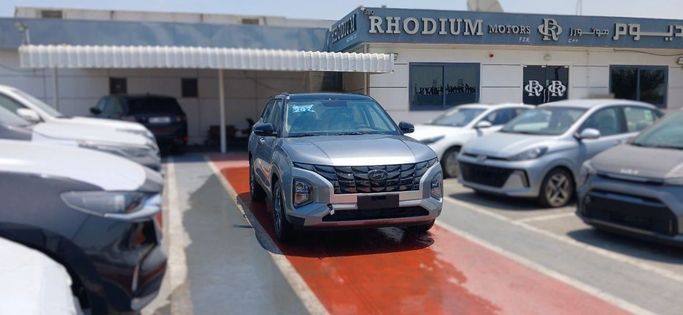 جديدة Hyundai Creta شد الوجه الثاني, 1.5 l, 2025 في في دبي من Rhodium Motors FZE، اللون رمادي. مواصفات الخليج | AUTO.AE