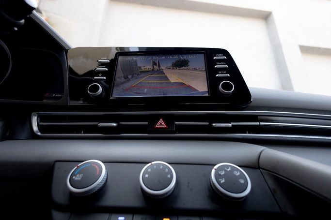 Used Hyundai Elantra VII (CN7), 1.6 l, 2023 in Dubai by Linda Cars, White color. GCC Specs | AUTO.AE