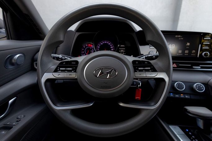 Used Hyundai Elantra VII (CN7), 1.6 l, 2023 in Dubai by Linda Cars, Grey color. GCC Specs | AUTO.AE