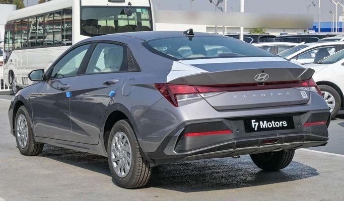 New Hyundai Elantra VII (CN7) Facelift, 1.6 l, 2024 in Dubai by F7 Motors, Grey color. GCC Specs | AUTO.AE