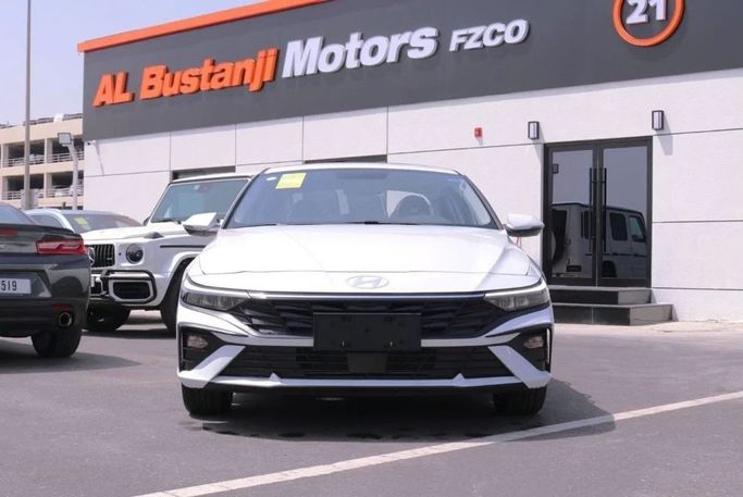 New Hyundai Elantra VII (CN7) Facelift, 1.6 l, 2024 in Dubai by Albustanji Motors FZCO, White color.  | AUTO.AE