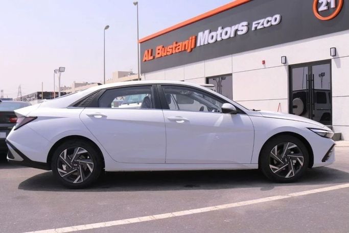 New Hyundai Elantra VII (CN7) Facelift, 1.6 l, 2024 in Dubai by Albustanji Motors FZCO, White color.  | AUTO.AE