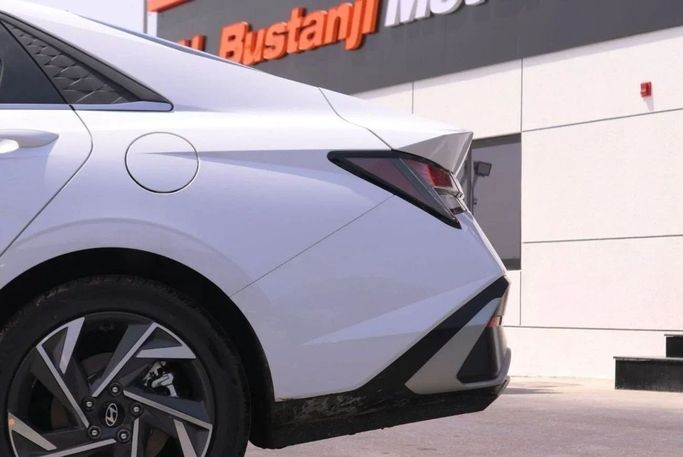 New Hyundai Elantra VII (CN7) Facelift, 1.6 l, 2024 in Dubai by Albustanji Motors FZCO, White color.  | AUTO.AE
